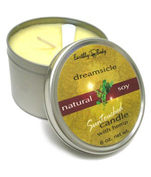 Earthly Body Soy Candle - DREAMSICLE - 6 oz.