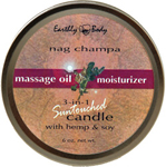 Earthly Body Soy Candle - NAG CHAMPA - 6 oz.