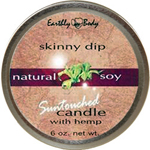 Earthly Body Soy Candle - SKINNY DIP - 6 oz.