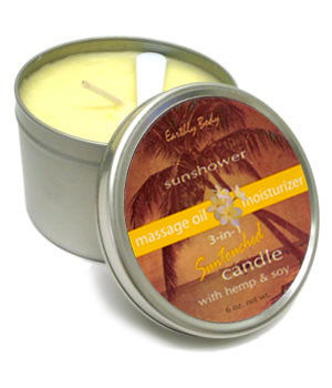 Earthly Body Soy Candle - SUNSHOWER - 6 oz.