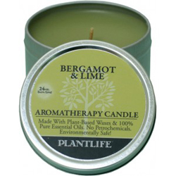 Plantlife Candle - Bergamot & Lime - 50 hr burn