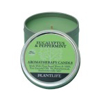 Plantlife Candle - Eucalyptus & Peppermint - 50 hr burn