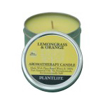 Plantlife Candle - Lemongrass & Orange - 50 hr burn
