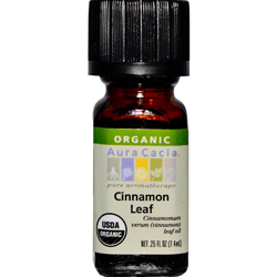 Organic Essential Oil - Aura Cacia - Cinnamon Leaf - 0.25 fl. oz.