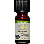 Organic Essential Oil - Aura Cacia - Cinnamon Leaf - 0.25 fl. oz.