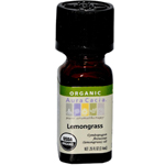 Organic Essential Oil - Aura Cacia - Lemongrass - 0.25 fl. oz.