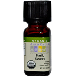 Organic Essential Oil - Aura Cacia - Sweet Basil - 0.25 fl. oz.
