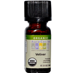 Organic Essential Oil - Aura Cacia - Vetiver - 0.25 fl. oz.
