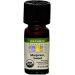 Organic Essential Oil - Aura Cacia - Sweet Marjoram - 0.25 fl. oz.