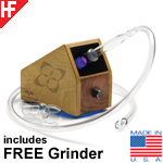 Vaporbrothers� Hands Free  Vaporizer - Natural - 110V - Glass Whip